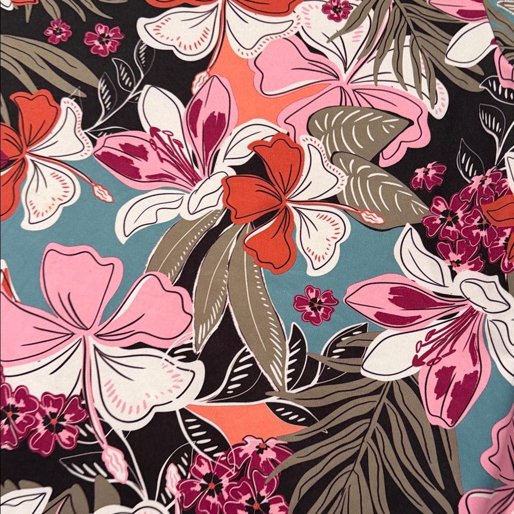 Roxy Multicolor Floral Rash Guard - Picture 3 of 4